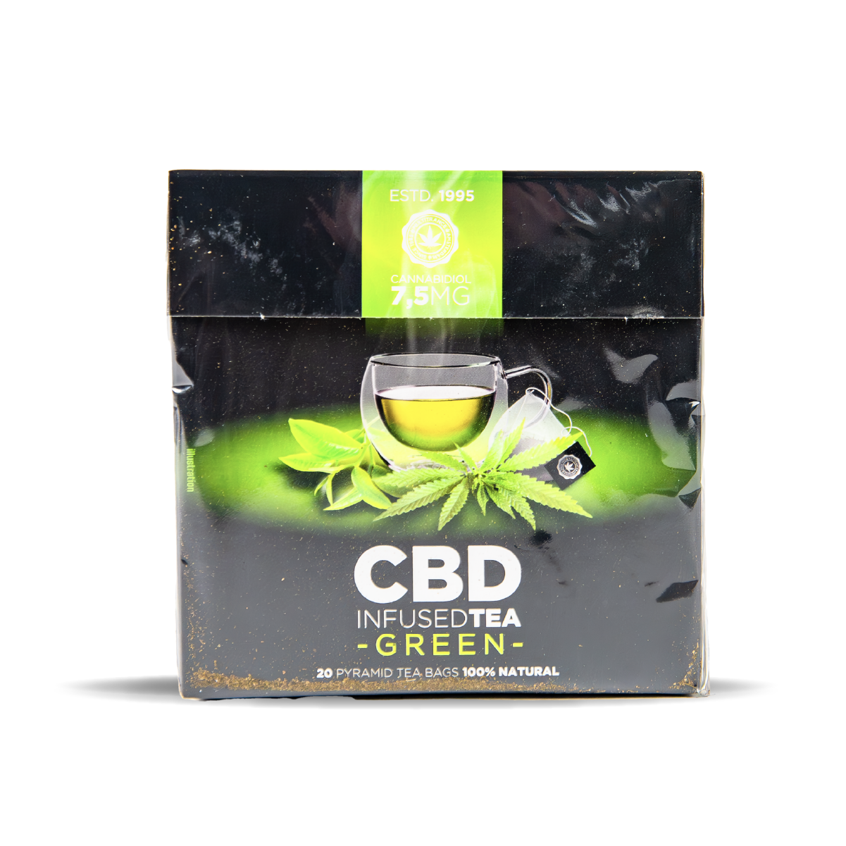 Multitrance Pyramid Cbd Tea Bags Green Tea 150Mg Cbd 150Mg