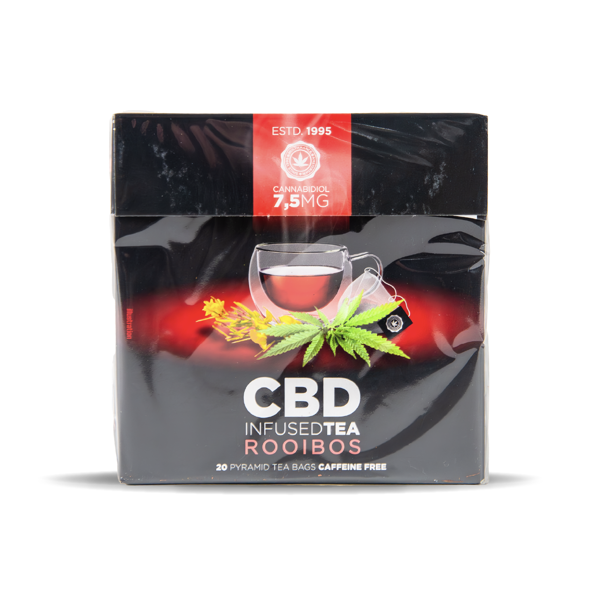 Multitrance Pyramid Cbd Tea Bags Rooibos Tea 150Mg Cbd 150Mg