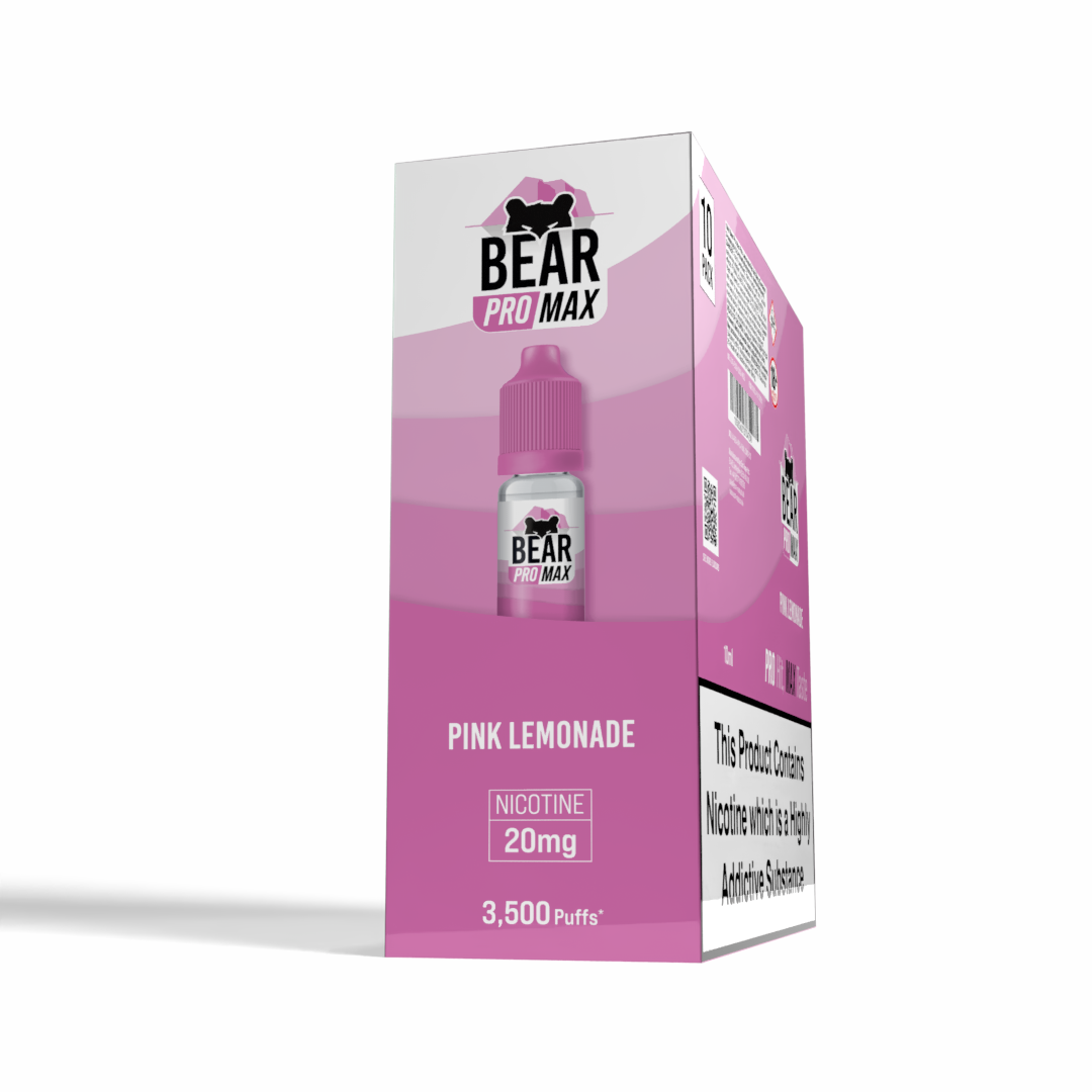 BEAR Pro MAX Salts: Pink Lemonade - 10mg (10 Pack)