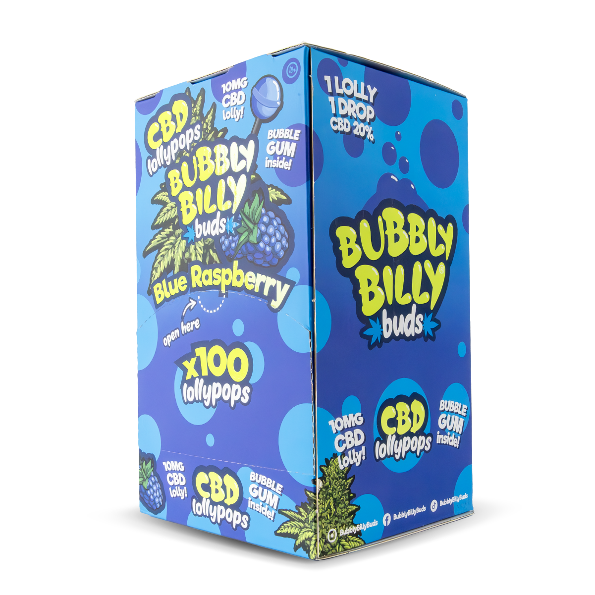 Bubbly Billy Buds Cbd Lollipops Blue Raspberry Default Title