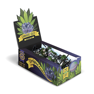 Multitrance Cannabis Lollipops: Blueberry Haze (70 Pack)