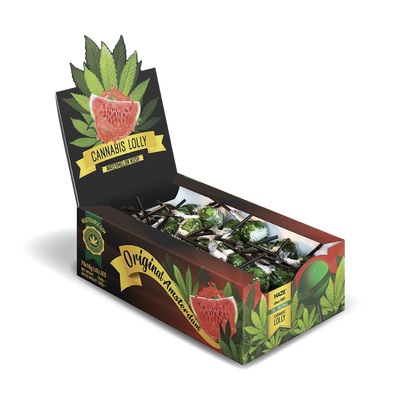 Multitrance Cannabis Lollipops: Watermelon Kush (70 Pack)