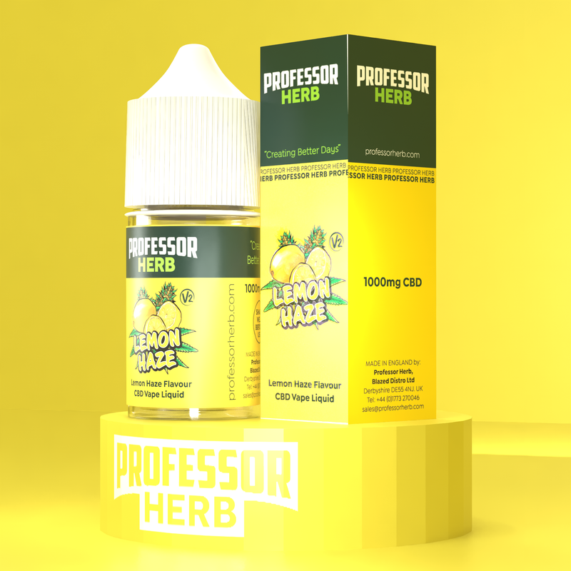 Professor Herb Lemon Haze V2 1000MG CBD E-liquid 30ML (10 x 30ML)