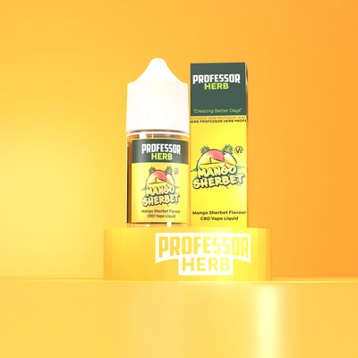 Professor Herb Mango Sherbet V2 1000MG CBD E-liquid 30ML (10 x 30ML)