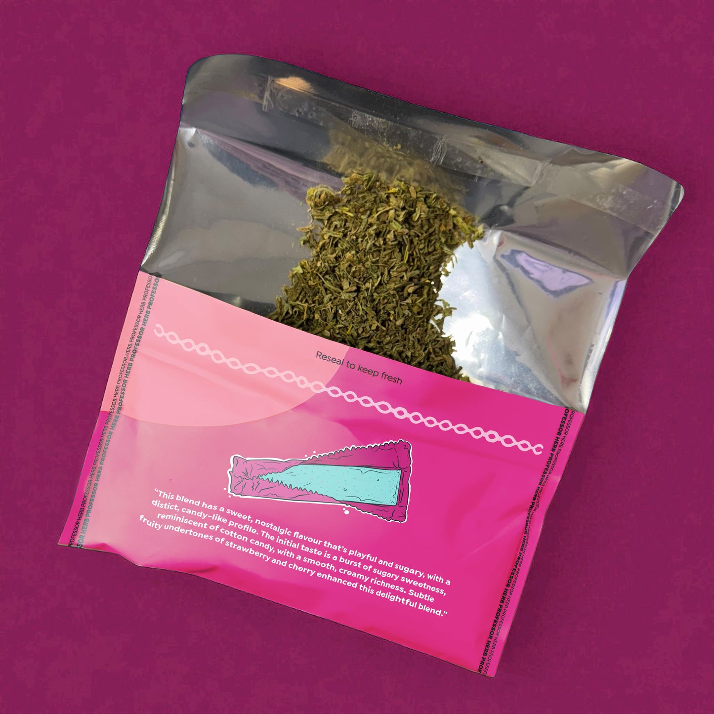 Professor Herb Premium Hemp Blend: Bubblegum - 24g (10 Pack)