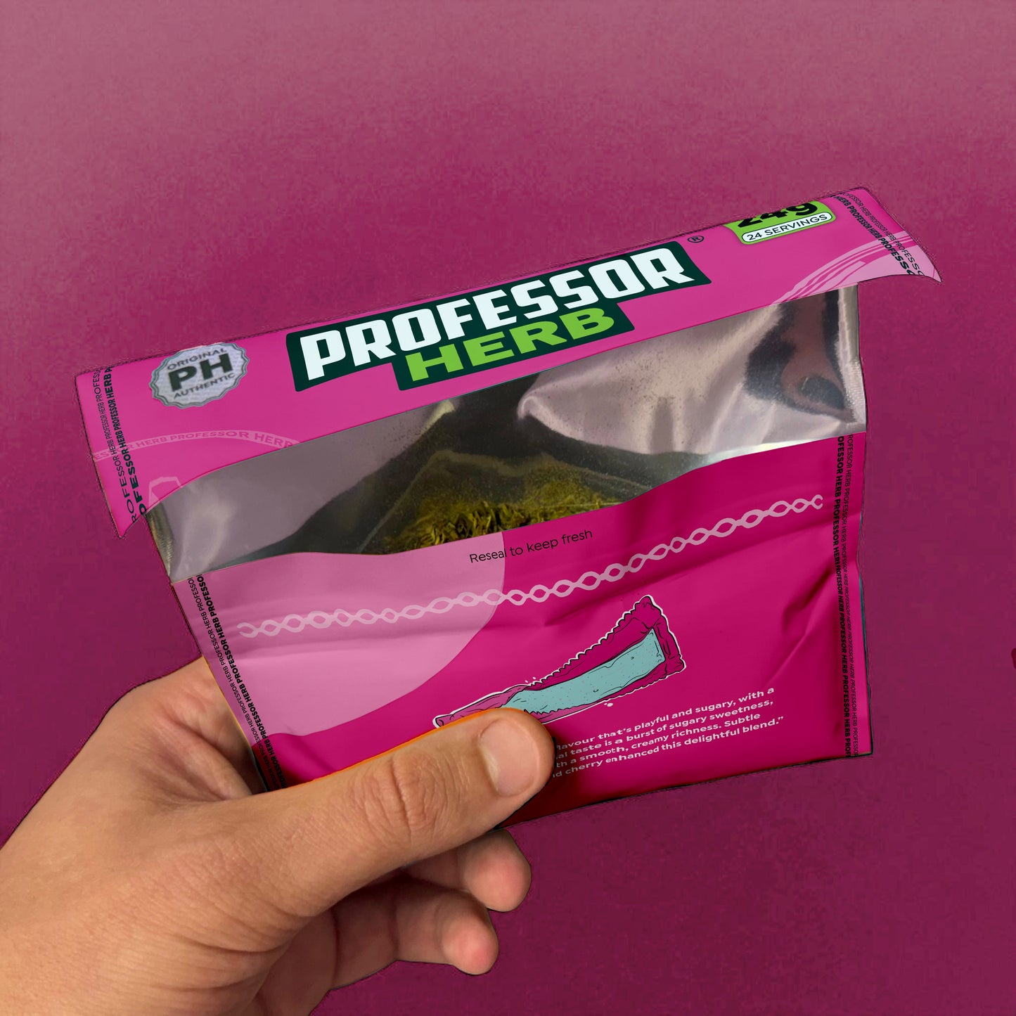 Professor Herb Premium Hemp Blend: Bubblegum - 24g (10 Pack)