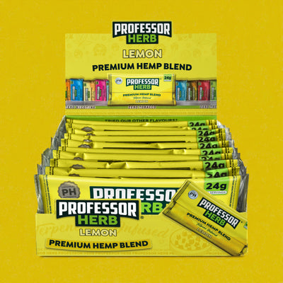 Professor Herb Premium Hemp Blend: Lemon - 24g (10 Pack)