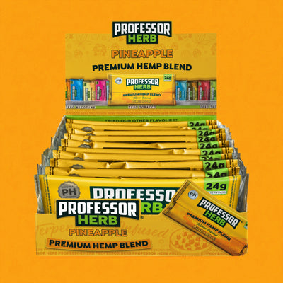 Professor Herb Premium Hemp Blend: Pineapple - 24g (10 Pack)
