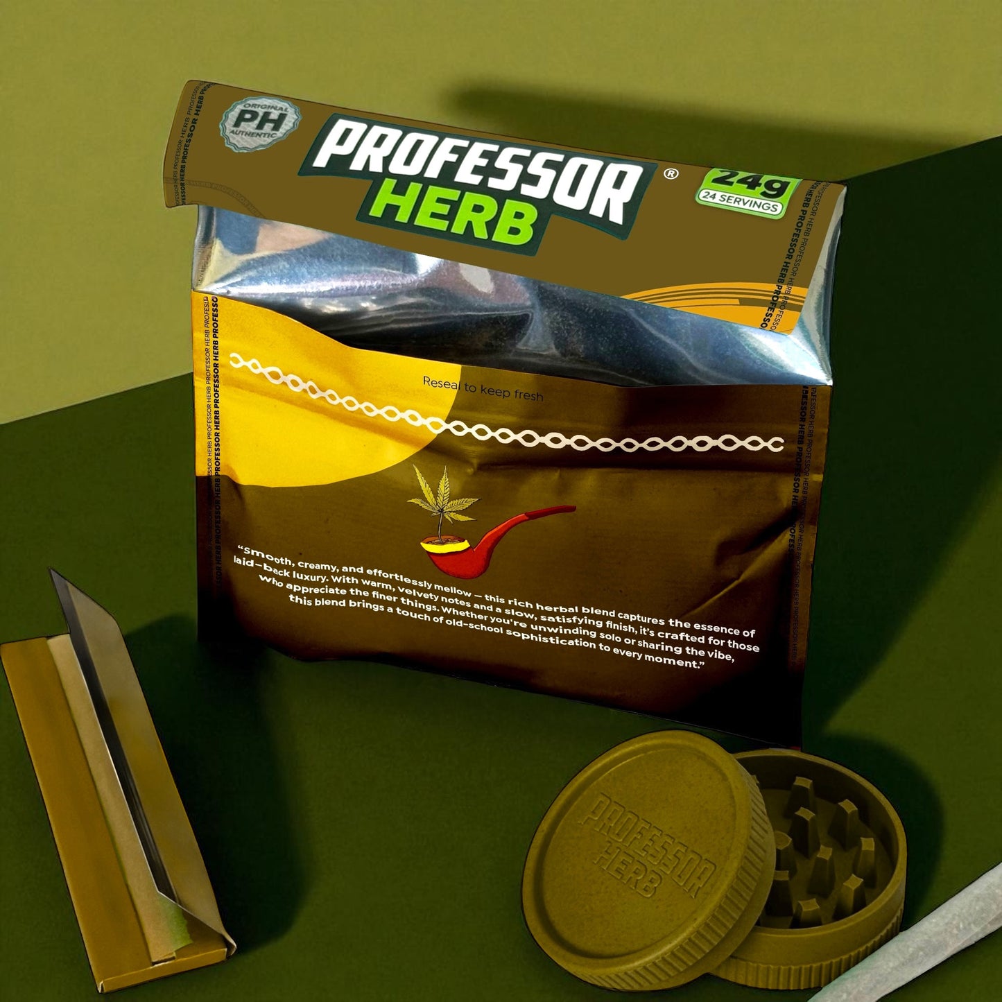 Professor Herb Premium Hemp Blend: Havana Gold - 24g (10 Pack)