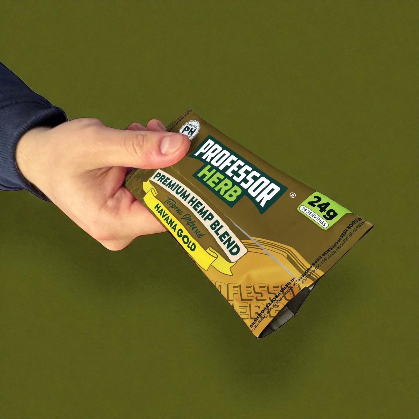 Professor Herb Premium Hemp Blend: Havana Gold - 24g (10 Pack)