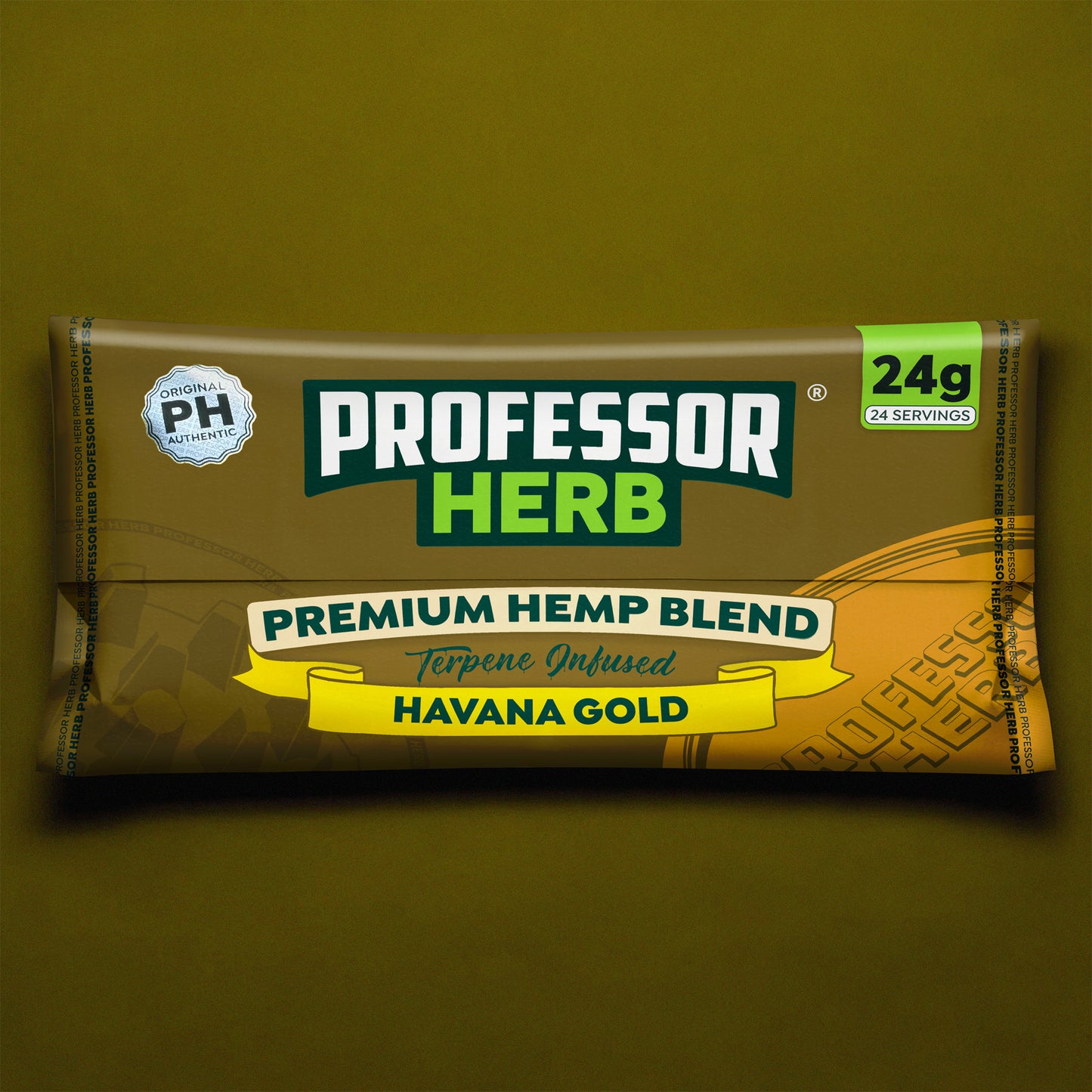 Professor Herb Premium Hemp Blend: Havana Gold - 24g (10 Pack)