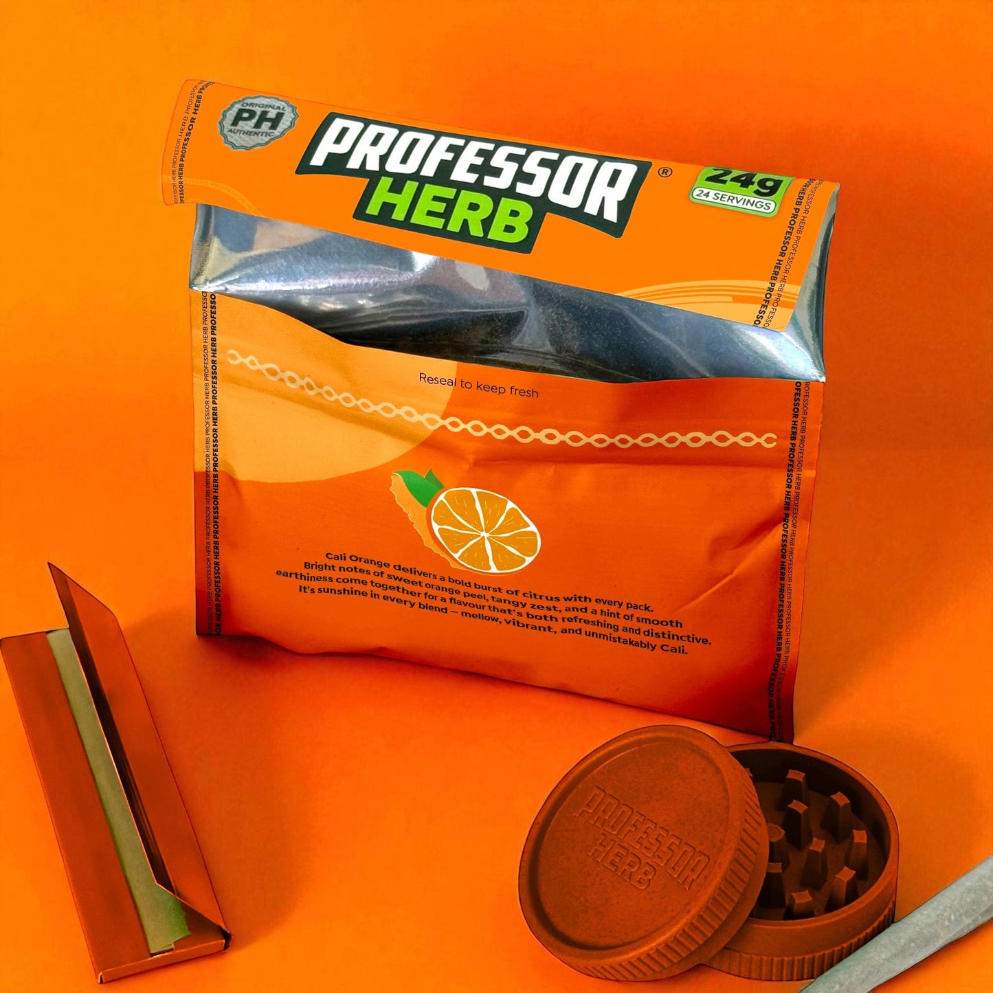 Professor Herb Premium Hemp Blend: Cali Orange - 24g (10 Pack)