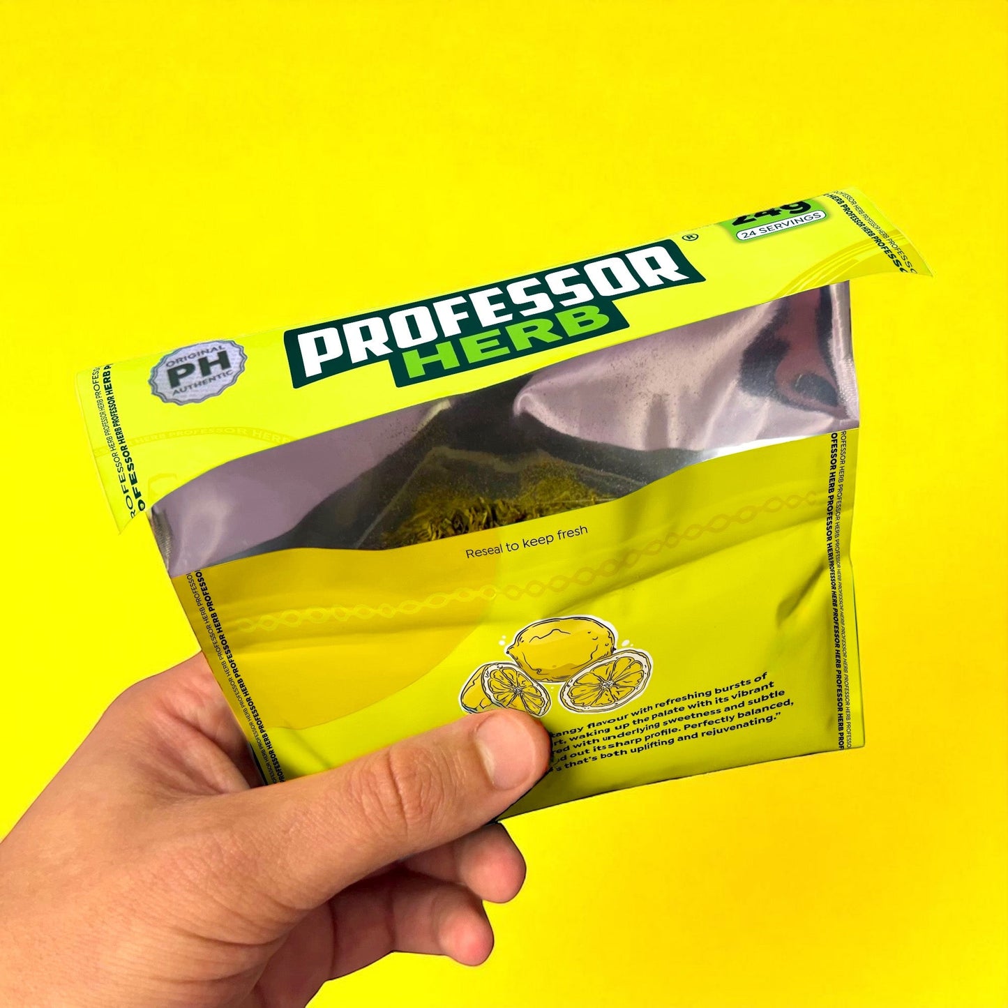 Professor Herb Premium Hemp Blend: Lemon - 24g (10 Pack)