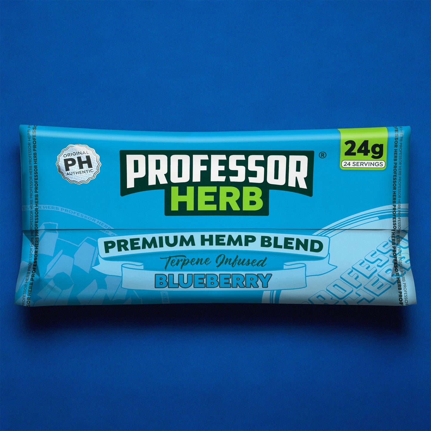 Professor Herb Premium Hemp Blend: Blueberry - 24g (10 Pack)