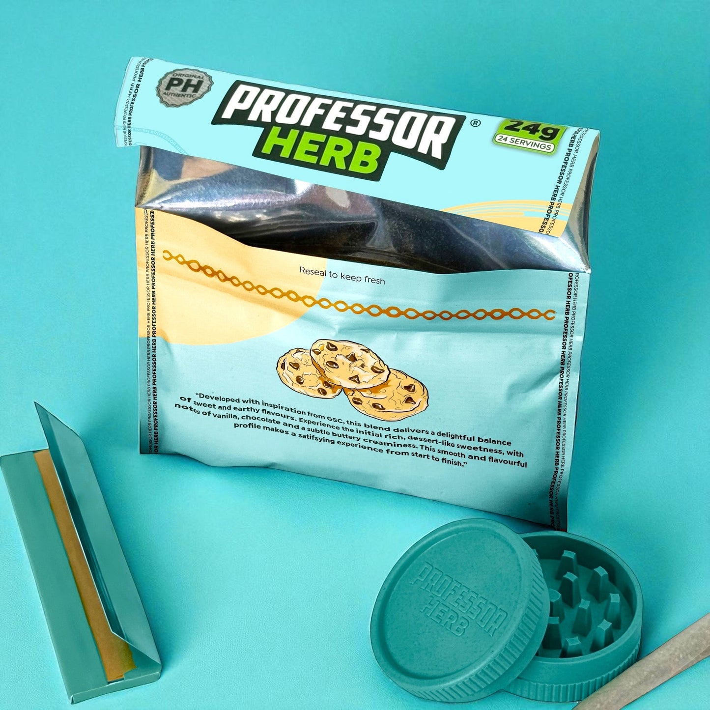 Professor Herb Premium Hemp Blend: Girl Scout Cookies - 24g (10 Pack)