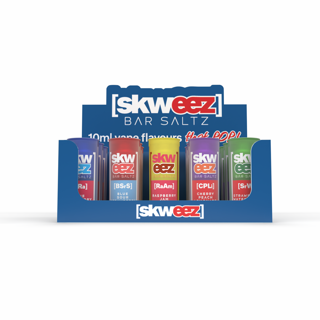 Skweez 5 Flavour Display Stands Blue Default Title