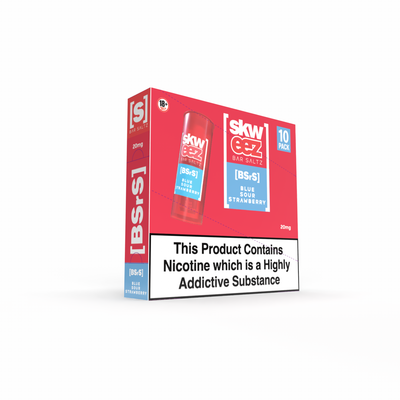 SKWEEZ Nic Salts: Blueberry Sour Strawberry - 10mg (10 Pack)
