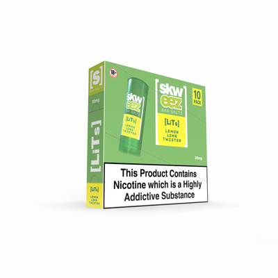 SKWEEZ Nic Salts: Lemon Lime Twister - 10mg (10 Pack)