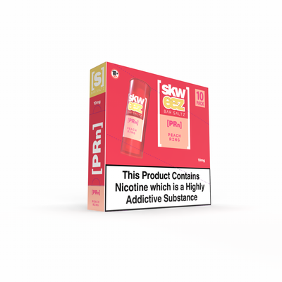 SKWEEZ Nic Salts: Peach Ring - 10mg (10 Pack)