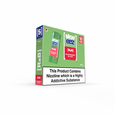 SKWEEZ Nic Salts: Raspberry Blast - 10mg (10 Pack)