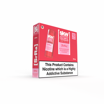 SKWEEZ Nic Salts: Strawberry Raspberry Cherry - 20mg (10 Pack)