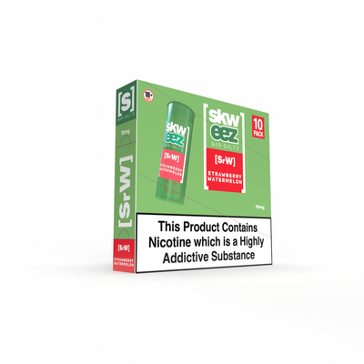 SKWEEZ Nic Salts: Strawberry Watermelon - 10mg (10 Pack)