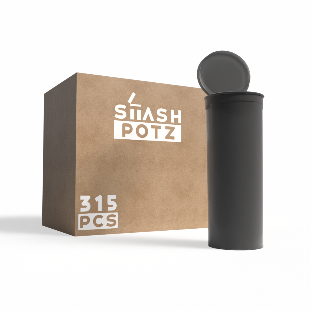 Smell-Proof DRAM Stash Pots: Black (315 Pack)