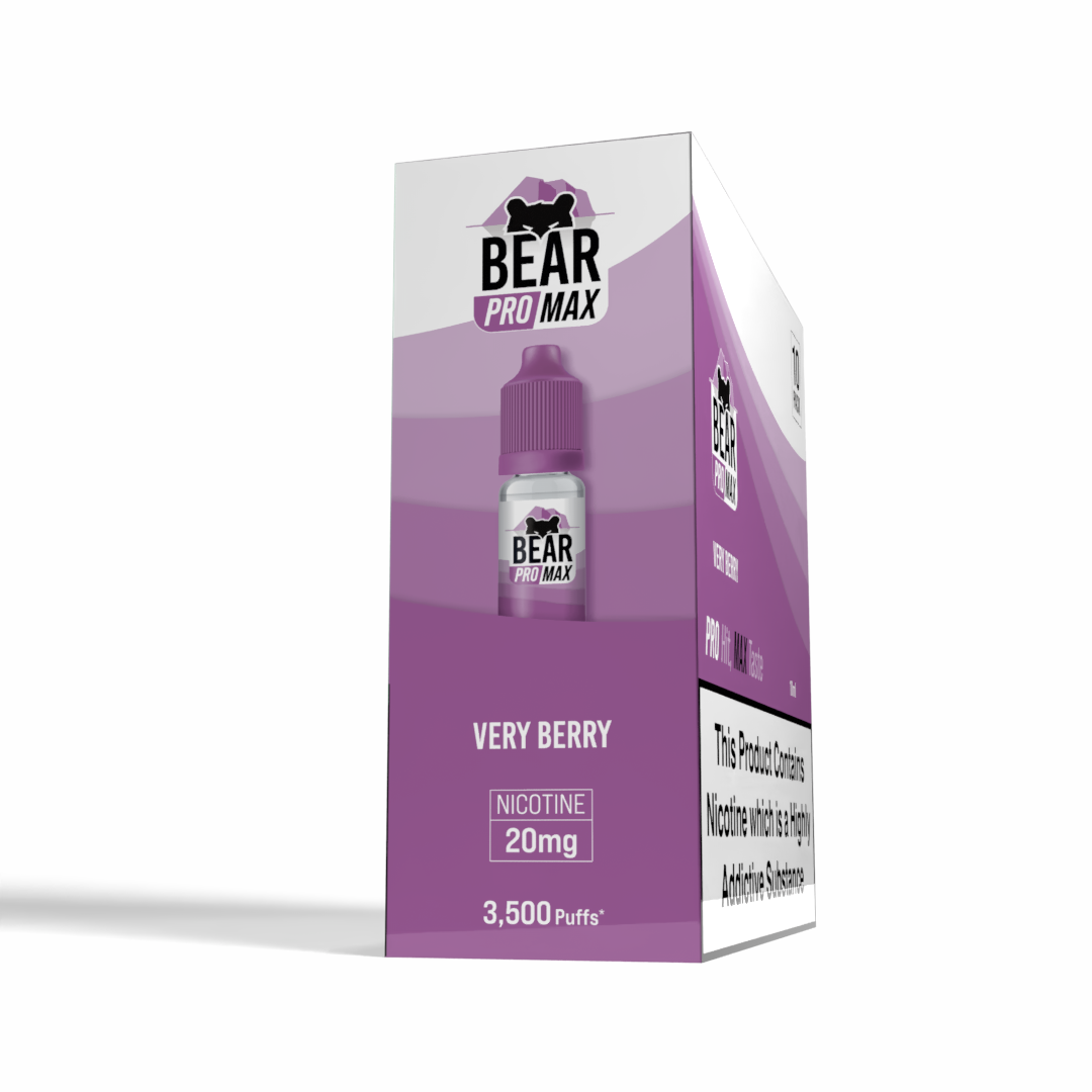 BEAR Pro MAX Salts: Very Berry - 10mg (10 Pack)